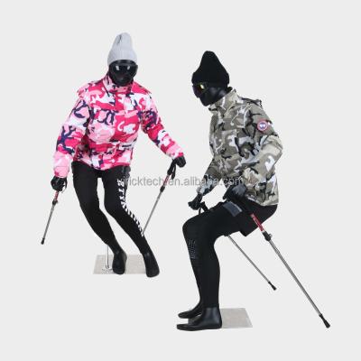 China Other outdoor sports brand clothing store muscle men and women posture sports ski model props full body mannequin model for sale