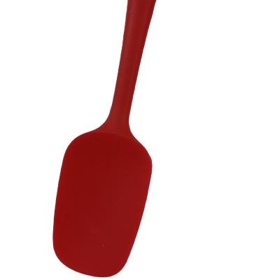 China Manufacture Food Grade Silicone Environmental Protection Kitchen Rice Spoon Cake Viable Professional Standard Healthy Spatula for sale