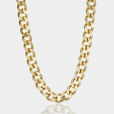 China Wholesale High Quality Custom Brass Gold Plated Bracelet Necklace Restrictor Chain Copper Alloy Hiphop Men Women Jewelry for sale