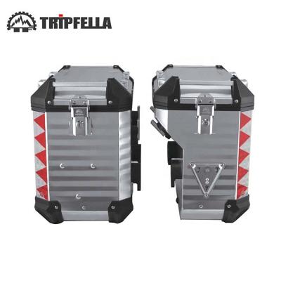 China Tripfella - 46L pannier box Remus, aluminum box, side box 495x245x435cm for sale