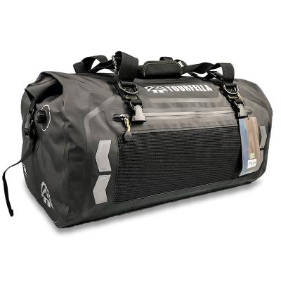 China 70L PVC Motorcycle Waterproof Bag Dry Bag For Adventure Motorcycle Luggage Bag for sale