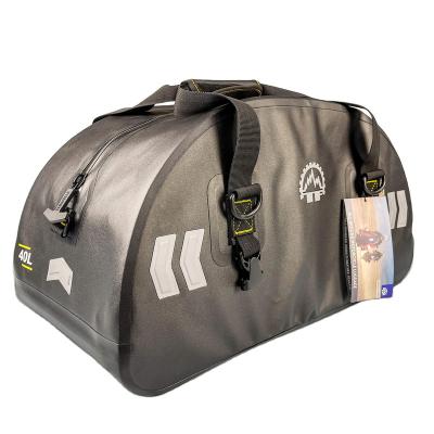 China Waterproof TPU 40L Dry Bag Airtight Motorcycle Bag Motorcycle Tail Bag for sale