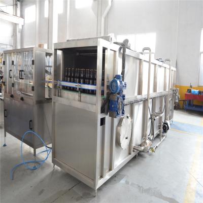 China Fully Automatic Beverage Pet / Glass Bottle / Cans Beveage Bottled Spray Heating Cooling Machine for sale