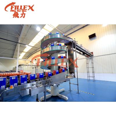 China Heat Resistant Food Conveyor System Beverage Machines Chain Spiral Spiral Conveyor Manufacturers for sale