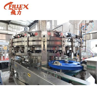 China High Precision Filling Level Automatic Foil Can Bottle Carbonated Drink Water Bottling Machine for sale