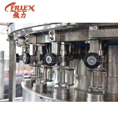 China Food Tin Can Juice Beverage Beer Automatic Aluminum Filling Machine Beer Can Filling Sealing Line for sale