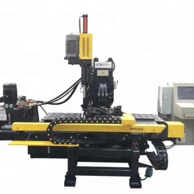 China CNC automatic turret punch lathe line for steel lathe servo motor for sale