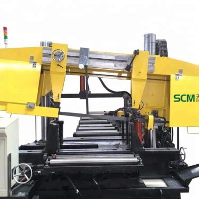 China Manufacturer CNC Horizontal Rotation Angle Band Sawing Machine for sale