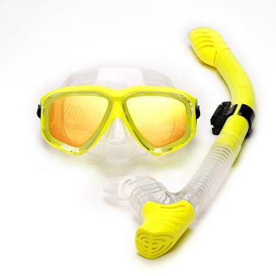 China High Quality Anti UV Scuba Mask Swimming Scuba Diving Gear PC + Silicone + Tempered Glass for sale