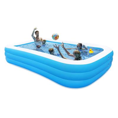 China PVC FoldBubble Inflatable Pool Above Ground Blow Up Pool for Family Children Toddlers and Adults Kiddie Pools for sale