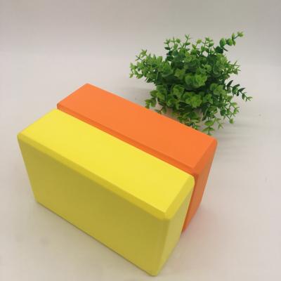 China Custom Non-slip Logo Exercise Gym Tool Yoga Block Fitness Yoga Block Bricks Fitness Equipment Application for sale