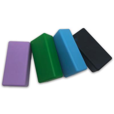 China Fitness Equipment Application High Quality Brick Recycled Silicone Yoga Block Foam Exercise Yoga Block for sale