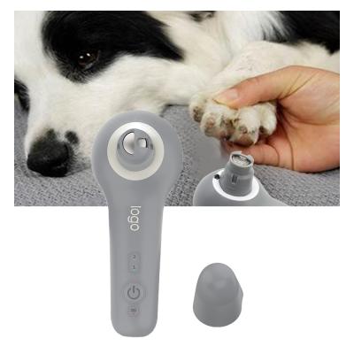 China Viable Rechargeable Dog Nail Portable Grooming Tools Electric Nail Grinder Nail Grinders with Type-C Filling for sale