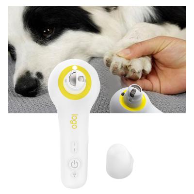 China 2 Speed ​​WASPO Dog Nail Grinder Grinders Viable Rechargeable Electric Pet Nail Led Grinder for sale