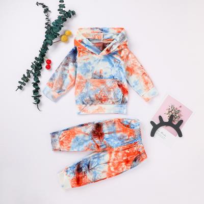 China Wholesale Casual Children Clothing Kids Autumn Winter Clothes Outfits Suits Velvet Outfits Baby Jogger For Girls for sale