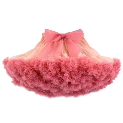 China Kids Boutique Clothing Kids Breathable Chiffon Skirts Baby Girls Tutu Skirts Tulle Skirts For Summer for sale