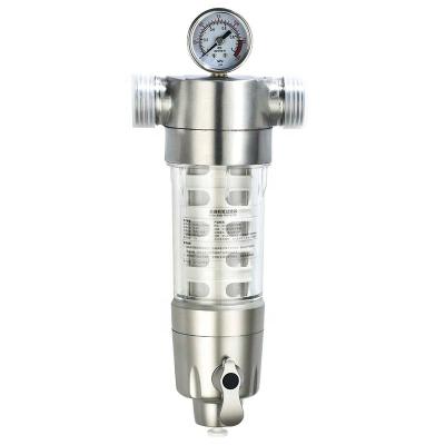 China Eco-friendly TianQin Big Flow Tap Water Stainless Steel Whole House Water Filter For Home for sale