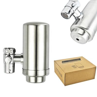 China TianQin Style Eco-friendly American Single Handle Stainless Steel Kitchen Mixer Tap Water Filter Faucet for sale