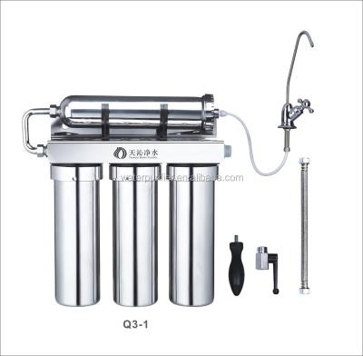 China Q3-1 Easy Operation Stainless Steel Under Sink Water Purifier for sale