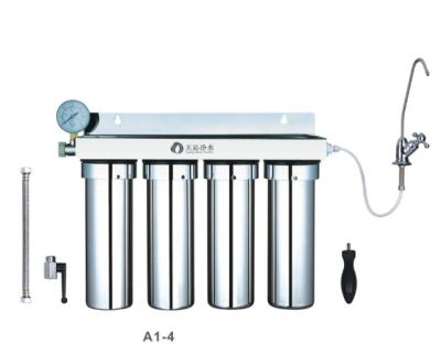 China A1-4 4stage outdoor stainless steel water purifier for sale