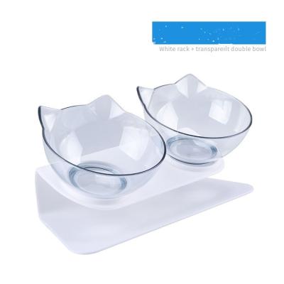 China Automatic Wholesale Non-Slip Pet Food Drinking Bowl Dog Bowl Pet Feeder Silicone Base Multicolor Laser Mirror Blue OEM Box Logo Item Cup for sale