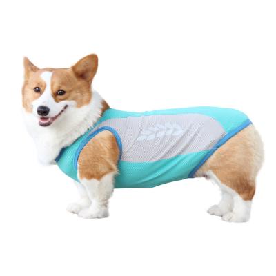 China Sustainable Factory direct hot selling breathable cooling vest safety net vest dog clothes pet physical cooling ice cooler for sale