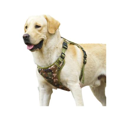 China Thoughtful Thoughtful Middle In The Control Handle Large Dog Harness Adjustable Non-Tension Heavy Duty Easy Weighted Dog Harness Safe for sale