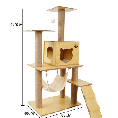 China Wholesale Stored Vertical Roman Cat Climbing Frame Sisal Paw Crusher Column Sisal Paw Crusher Pet Supplies Cat Tree Frame for sale