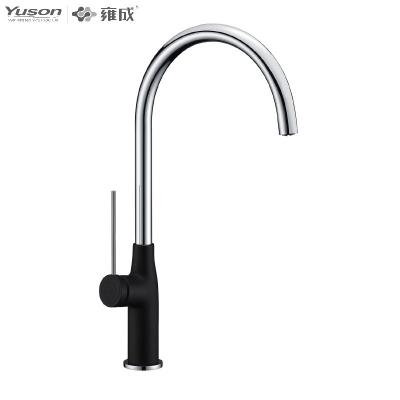 China Sense Faucets Yuson 3275B-50 Single Lever Cold Water Mixer Sink Kitchen Faucet Deck-Mounted Brass for sale