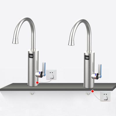 China Yuson 3341-50 Stainless Steel Bathroom Basin Faucet Thermostatic Hot Cold Electric Taps Instant Water Heater for sale