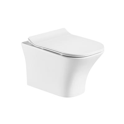 China Concealed Cistern Yuson YS22291H Wall-hung Ceramic Washdown Rimless Sanitary Ware Closet Toilet for sale