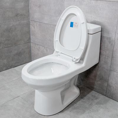 China Yuson Ys24206 Double-Flow Siphonic WC Strap 300mm Rough-in One Piece Ceramic Lavatory Toilet For Bathroom for sale