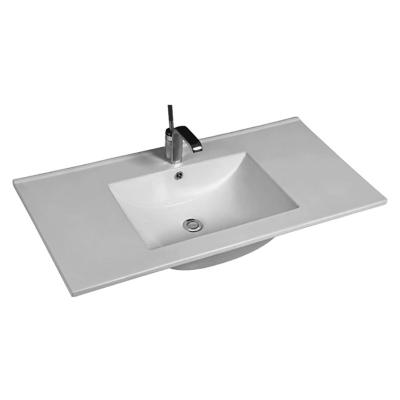 China Modern Design Modern Countertop Yuson YS27286-90 Ceramic Basin - White Vessel Sink Cabinet Vanity Sink Bathroom for sale