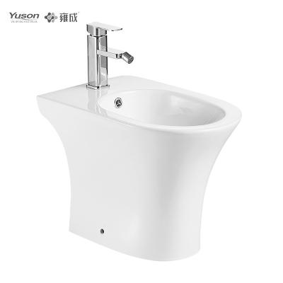 China YUSON YS22294W Contemporary Modern Floor Standing Sanitary Ware White Color Ceramic Bidet For Bathroom for sale