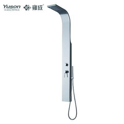 China Without Sliding Bar YUSON YS71110 SUS304 Mirror Polished High Quality 3 Function Wall Mounted Shower Panel For Bathroom for sale