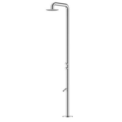 China Floor Stand Faucets YUSON YS78662 Swimming Pool And Outdoor Garden Shower Column With Shower Head Stainless Steel Outdoor Shower for sale