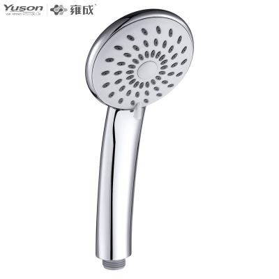 China Without Diverting Soft Water Rainfall Bathroom ABS Chrome Plated 3 Function High Pressure Handheld Shower Head for sale