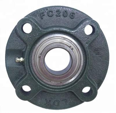 China Standard Duty China Factory Price Cast Iron Pillow Blocks UCFC205 Cartridge Flange Units for sale