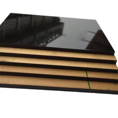 China Wear Resistance PMMA Acrylic Custom Glossy Black Acrylic Sheet For Wall Furniture Decoration en venta