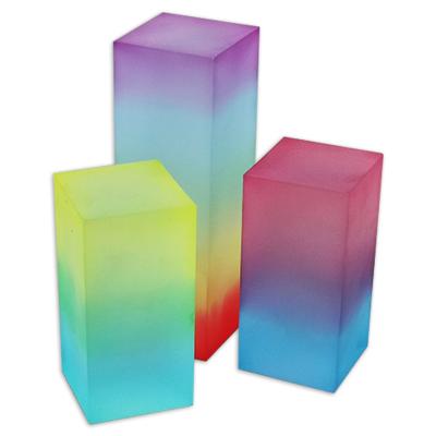 China Factory Supply Square Column Acrylic Colored Acrylic Sheet Rainbow Acrylic Products for sale