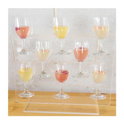 China Fashional Custom Clear Transparent Acrylic Wine Glass Holder Display Racks For Wedding Party zu verkaufen