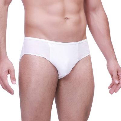 China Antibacterial Massage Good Quality Pure Cotton Spa Men Disposable Underwear for sale