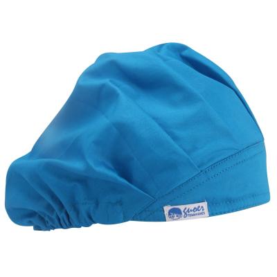 China Reusable 100% Cotton Hospital GUOER Cap Scrub Hat Buffy Nurse Scrub Cap One Size Multi Color for sale