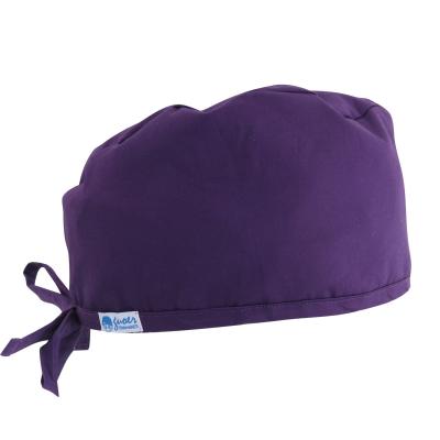 China Nurse Tooth Doctor Super Breathable Sweat Band Scrub Purple Hat for sale