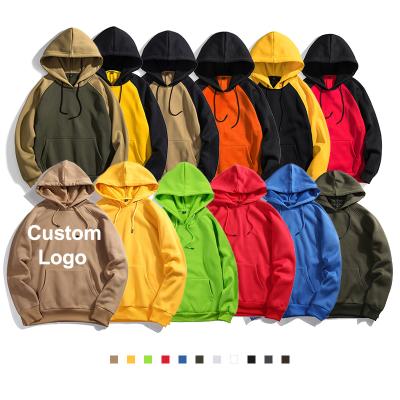 China Custom Plus Size Anti-pilling Men's Hoodies Sweatshirt Set Cotton Polyester Long Sleeve Printed Hoodies Mens Pullover Loose Oversized Hoodie for sale