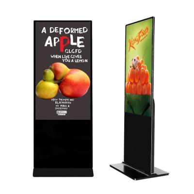 China Indoor Led Display Floor Standing Advertising Kiosk 43/49/55/65 Inch Digital Signage And Displays Custom Touch Screen Kiosk for sale