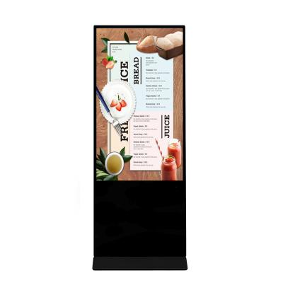 China Indoor Interactive Advertising Player Totem POS Floor Touch Screen Kiosk LCD Signage Display Digital Signage and Displays for sale