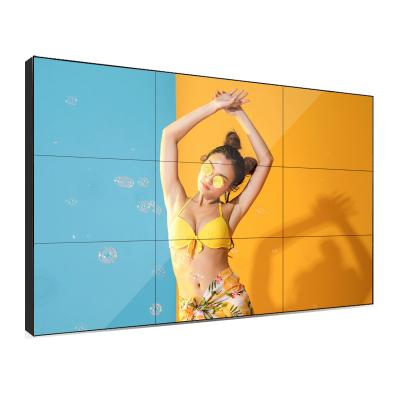 China 46 49 55 Inch Lcd Indoor Seamless Wall Bezel Digital Video Signage Advertising Players And Displaying Splicing Screen for sale