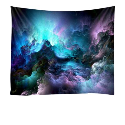 China CLASSIC universe colorful tapestry for home with high quality digital printing and environmental protection for sale