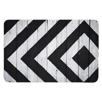 China Bathroom Mat Memory Foam Bathroom Rug Flannel and Digital Printing Non Slip Washable Anti-Slip Bath Mats for sale